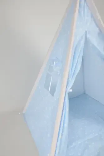 Native American Children's Play Tent House Play Tent-Blue - 3