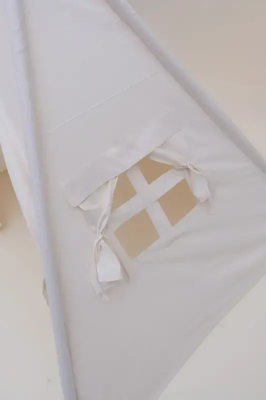 - Native American Play Tent + Play Mat (Playhouse + Play Mat) GRIZZLY BEAR-CINNAMON - 8