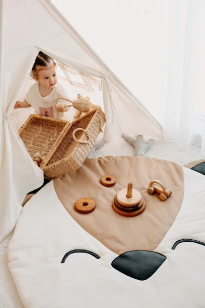 Native American Teepee Play Mat (PLAYHOUSE-PLAY MAT) Roe - 4