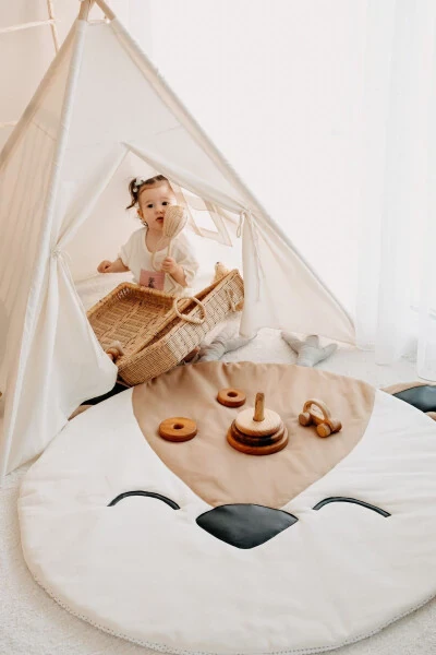 Native American Teepee Play Mat (PLAYHOUSE-PLAY MAT) Roe - 5