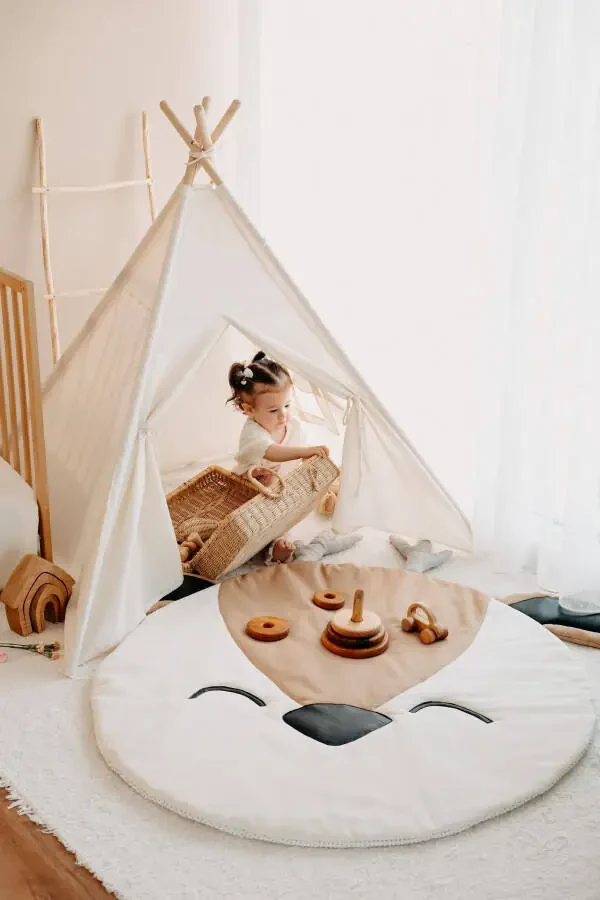 Native American Teepee Play Mat (PLAYHOUSE-PLAY MAT) Roe - 6