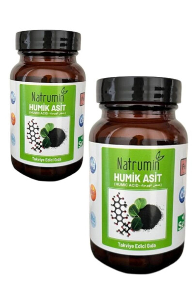 Natrumin Humic Acid (60 Capsules) 2 Pack - 7