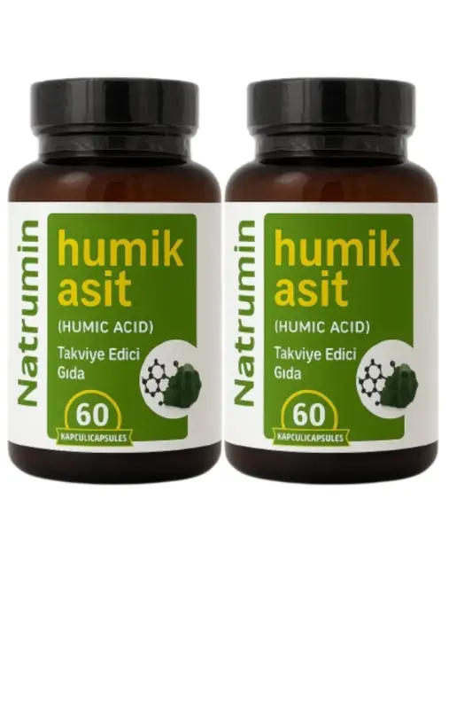 Natrumin Humic Acid (60 Capsules) 2 Pack - NATRUMİN NATURAL MİNERALS