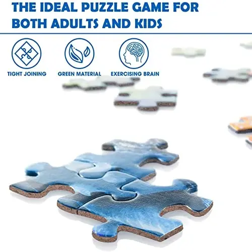 Nattork Jigsaw Puzzle Kattalar Yoshlar Oila Kosmik Sayohatchi Quyosh Tizimi Puzzle Bo'laklari Bir-biriga Mukammal Mos Keladi - 6