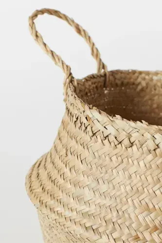 Natural Foldable Wicker Basket / Planter 30x28 - 3