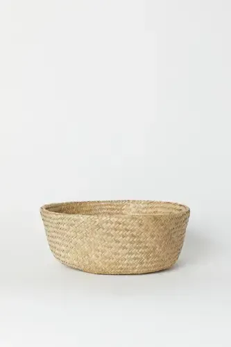 Natural Foldable Wicker Basket / Planter 30x28 - 5