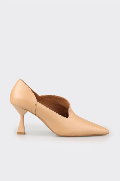 Natural Leather Women's High Heels - ELLE SHOES