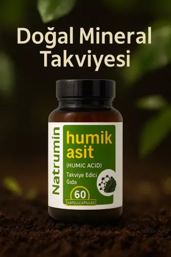 Natural Minerals Humic Acid (60 Capsules) - 4