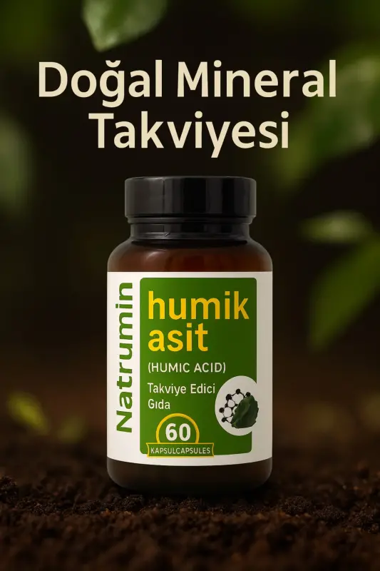 Natural Minerals Humic Acid (60 Capsules) - 4