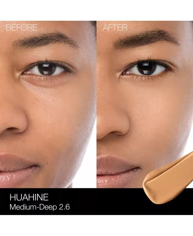 Natural Radiant Longwear Foundation, 1 oz. - Huahine (MD2.6 - Medium-deep with neutral undertones) - 3
