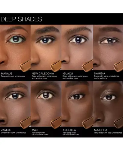 Natural Radiant Longwear Foundation, 1 oz.-Anguilla (D7- Very Deep With Neutral Undertones) - 4