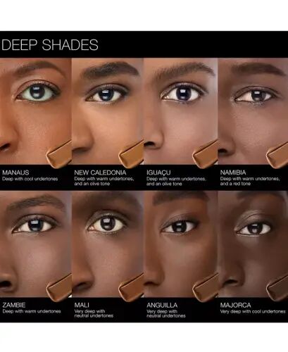 Natural Radiant Longwear Foundation, 1 oz. - Anguilla (D7- Very Deep With Neutral Undertones) - 4