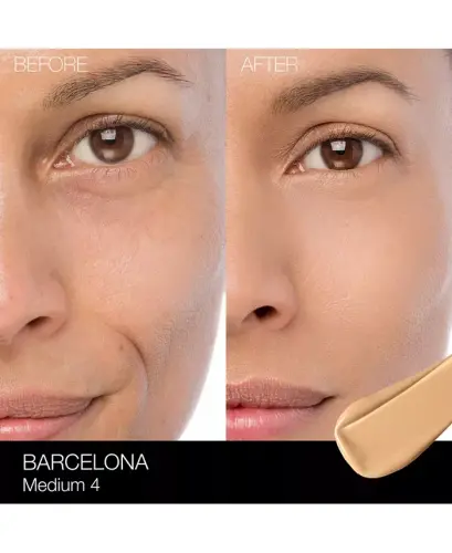 Natural Radiant Longwear Foundation, 1 oz. - Barcelona (M4-Medium to medium-deep with warm undertones and a golden tone) - 3
