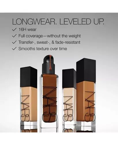 Natural Radiant Longwear Foundation, 1 oz. - Caracas (MD3.3 - Medium-deep to deep with neutral undertones) - 5