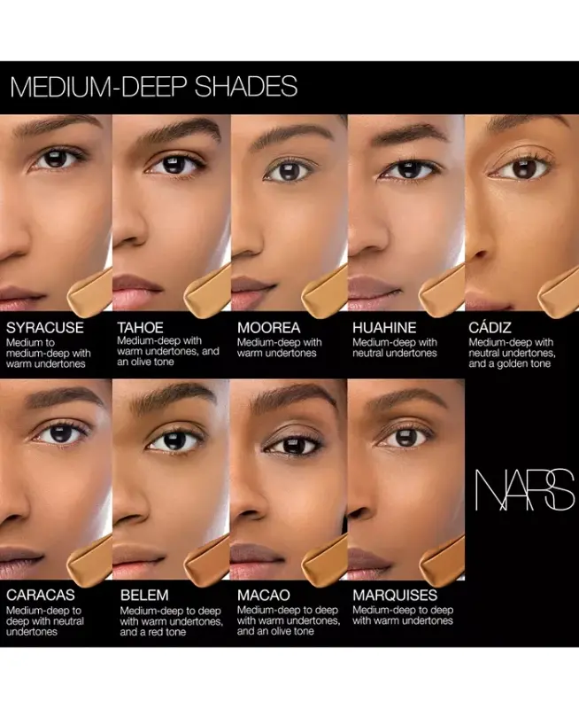 Natural Radiant Longwear Foundation, 1 oz.-Moorea (MD2.3 - Medium-deep with warm undertones) - 4