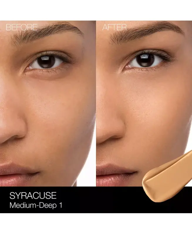 Natural Radiant Longwear Foundation, 1 oz. - Syracuse (MD1 - Medium to medium-deep with warm undertones) - 3
