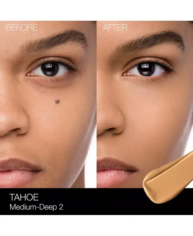 Natural Radiant Longwear Foundation, 1 oz. - Tahoe (MD2 - Medium-deep with warm undertones, and an olive tone) - 3