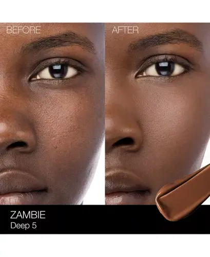 Natural Radiant Longwear Foundation, 1 oz.-Zambie (D5 - Deep with warm undertones) - 3