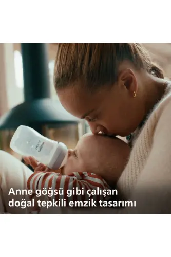 Doğal Tepkili Biberon PP, 260ml, 3-6 Ay, SCY903/01 - 5