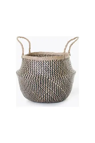 Natural Small Boy Katlanadigan Hasmat Savat / Guldon 30x28cm-zigzag - 4