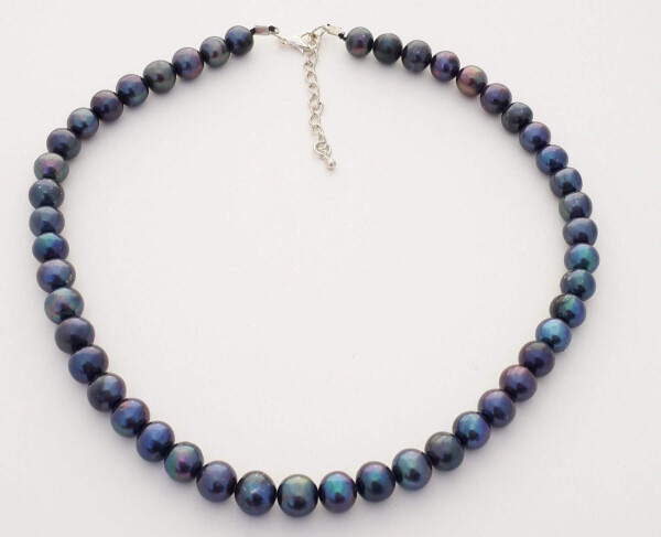 Natural Stone Black Pearl Women's Necklace - 1