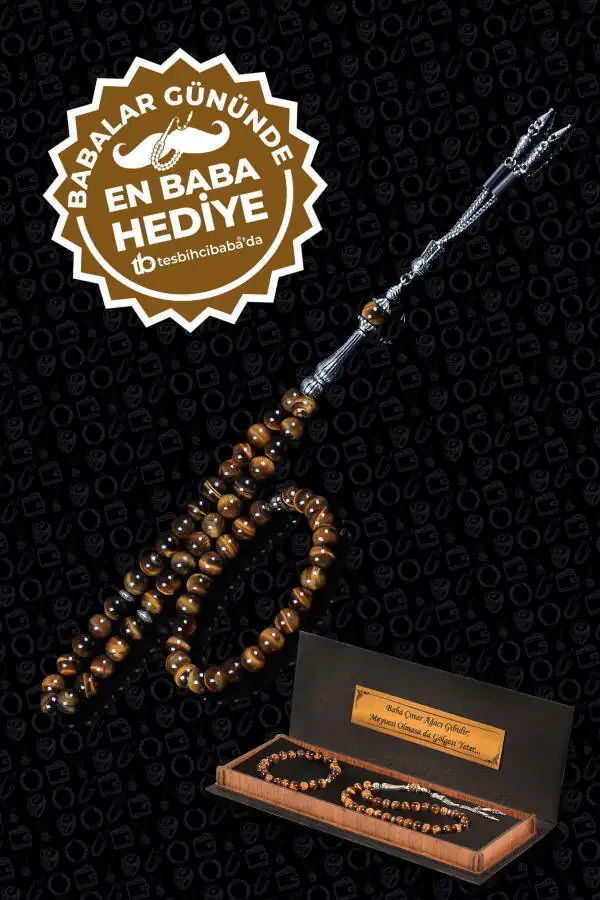 Natural Stone Prayer Beads and Bracelet Set, The Perfect Gift for a Stylish Father! - 1