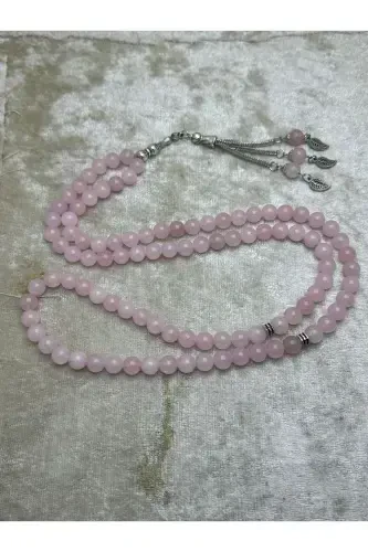 Natural Stone Rose Quartz 8mm 99 Prayer Beads Stone-COLORFUL - 3