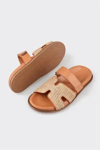 Natural Women's Flat Slippers - 3