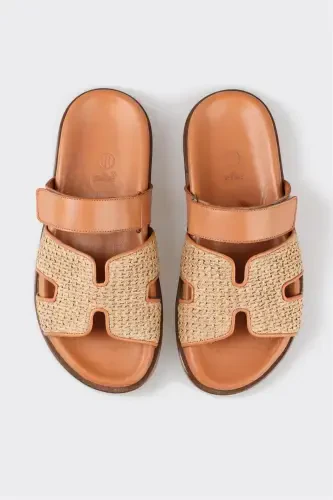 Natural Women's Flat Slippers - 4