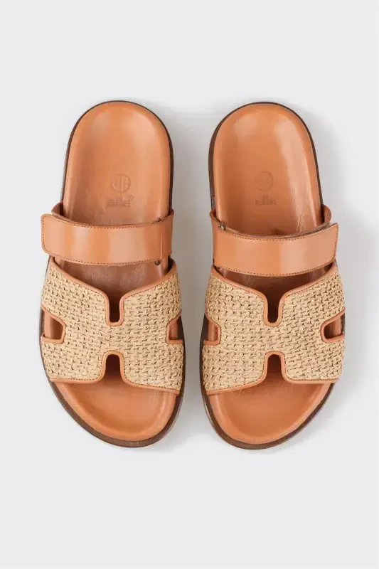 Natural Women's Flat Slippers - 4