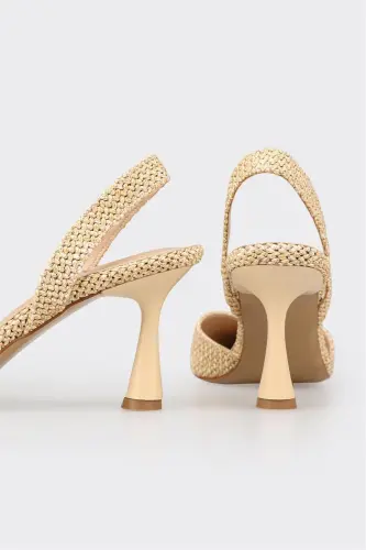 Natural Women's Heeled Shoes - 4