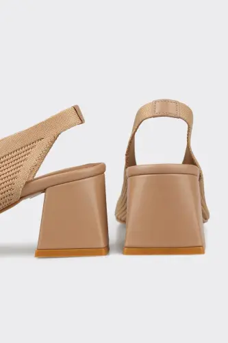 Natural Women's High Heel Shoes - 4