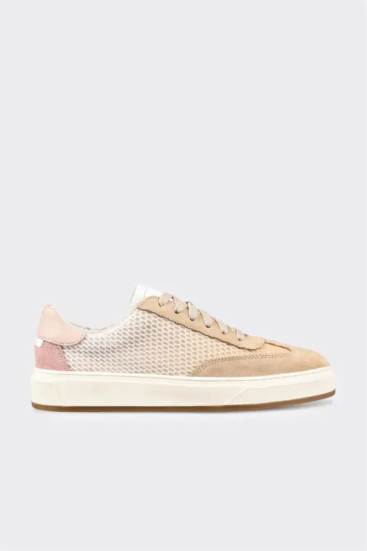 Natural Women's Sneaker-Natural - ELLE SHOES