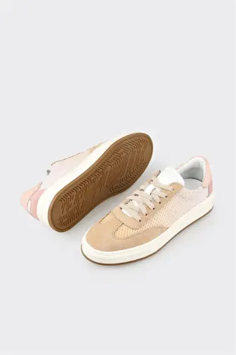 Natural Women's Sneaker-Natural - 3