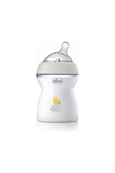 Naturalfeeling Pp 250ml Patterned Baby Bottle 2 Months - CHICCO