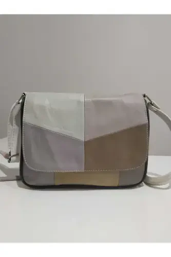 НАТУРАЛЬНАЯ КОЖАНАЯ ЖЕНСКАЯ СУМКА (25СМ X 20СМ)-ЛЕТНИЕ СМЕШАННЫЕ ЦВЕТА 8 - 1