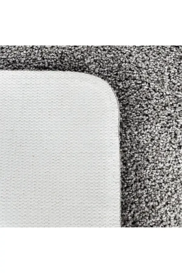 Натуральный нескользящий коврик для ванной, моющийся, серый, shaggy, 3 предмета, 1 шт. 60x100 см, 2 шт. 60x50 см - 5