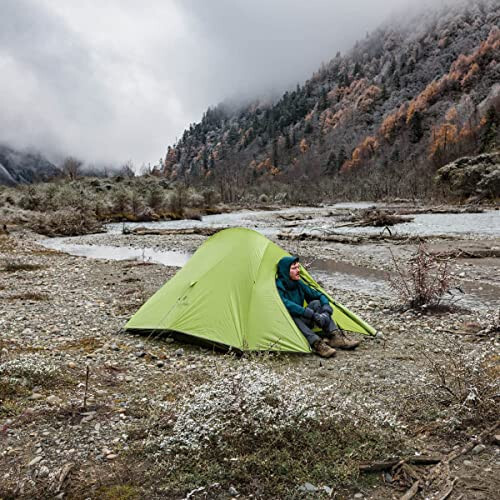 Naturehike Cloud-Up 2 Person Tent Lightweight Backpacking Tent with Footprint - Free Standing Ultralight Camping Hiking Backpack Tents Two Person Tent - 6