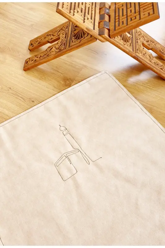 Naturel SECCADE ÇERÇEVE DESEN YUMUŞAK DOLGU 70x115 - SECCADE Ç4-BEJJ..Ç.4 - 1