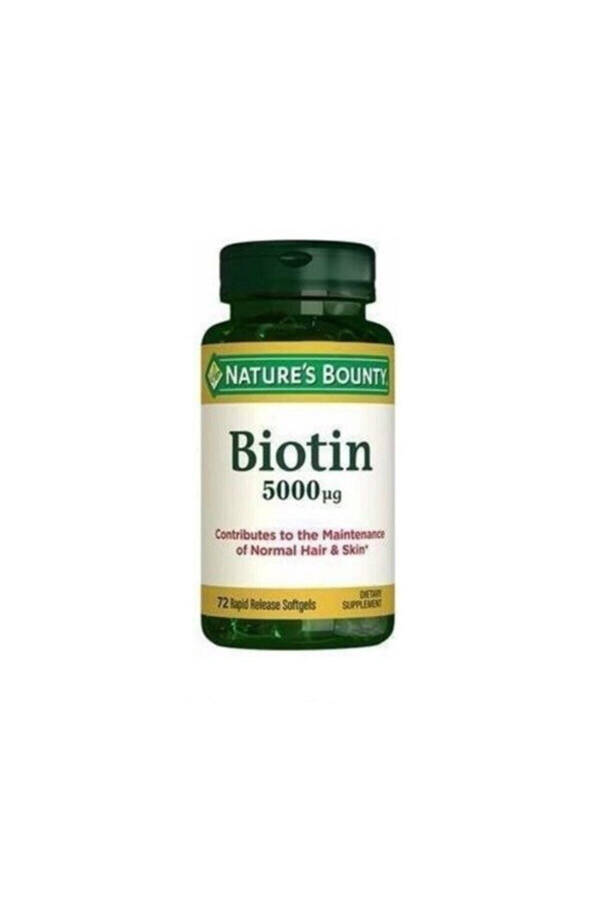 Nature's Bounty Biyotin 5000 Mcg - 1