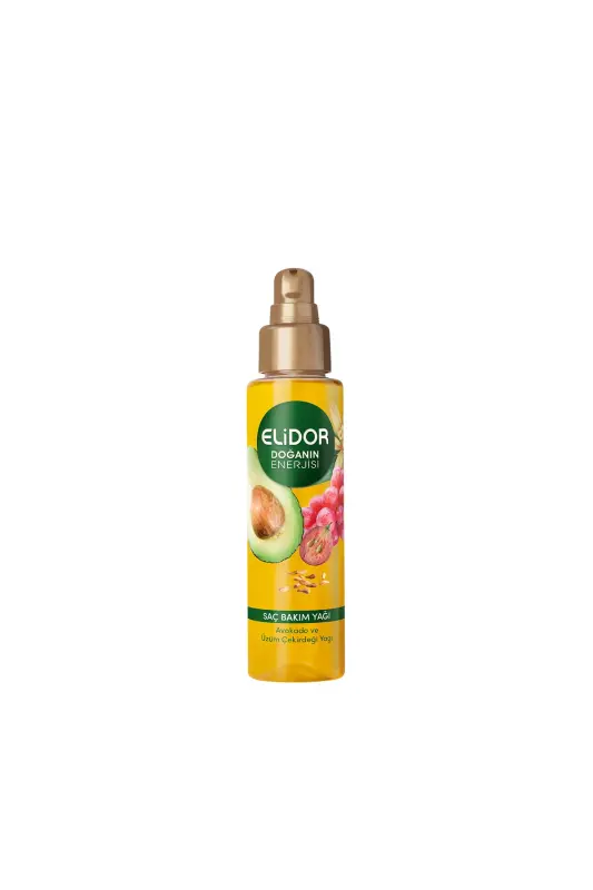 Nature's Energy Serum Hair Care Oil Avocado and Grape Seed Oil 80 ml - ELIDOR