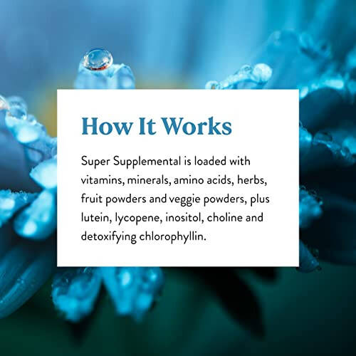 Nature's Sunshine Super Supplemental, 120 Tablets | Multivitamin for Men and Women Provides Vitamins, Minerals, Amino Acids, Herbs, Fruit Powders, Veggie Powders, and Carotenoids - 6