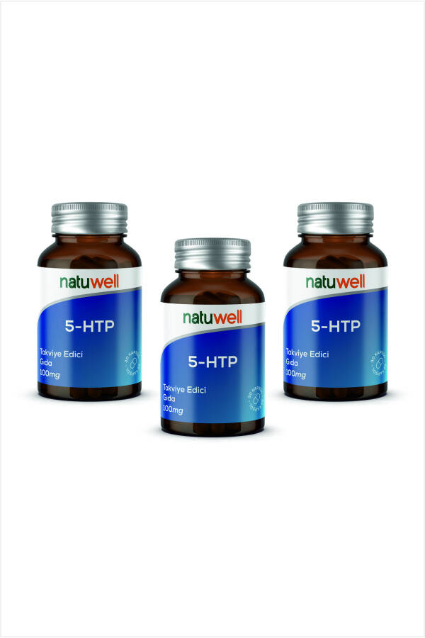 Natuwell 5-HTP 100 mg Oziq-ovqat Qo'shimchasi 30 Kapsula (3 ta to'plam) - 3