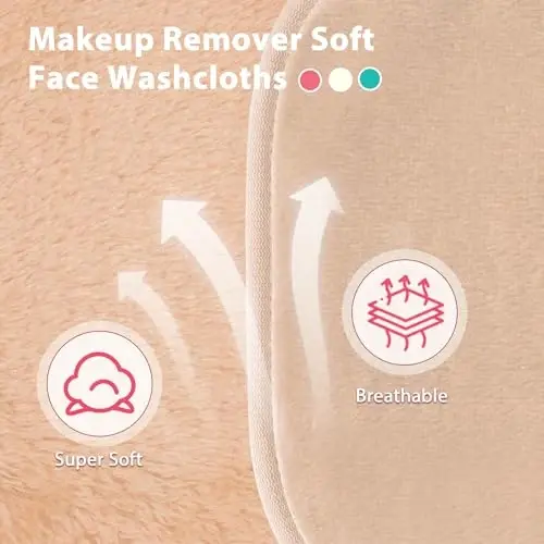 Natwag Makeup Remover Cloth, 6