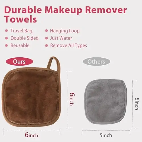 Natwag Makeup Remover Cloth, 6