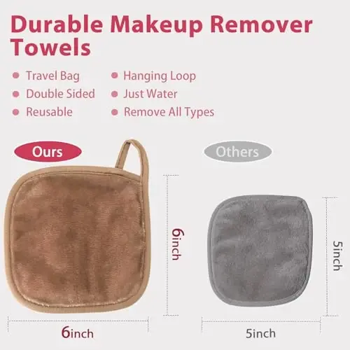 Natwag Makeup Remover Cloth, 6