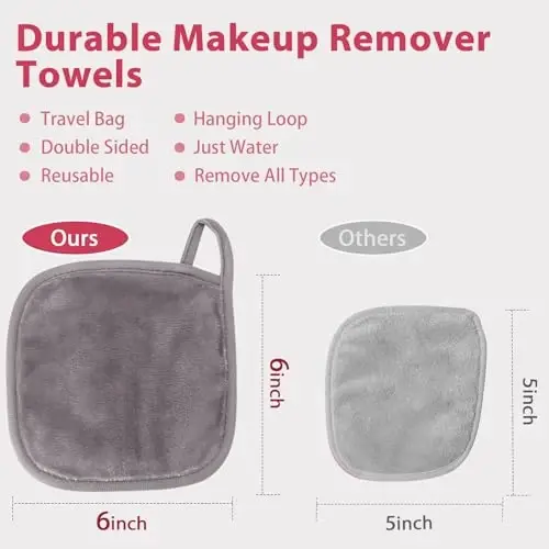 Natwag Makeup Remover Cloth, 6