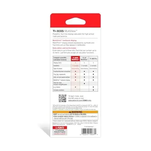 Научный калькулятор Texas Instruments TI-30XS MultiView - 5