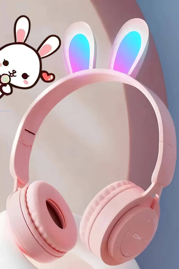 Наушники Bluetooth A Quality Vilya Cat Ear с подробной совместимостью, без проводов, для детей-геймеров - 2