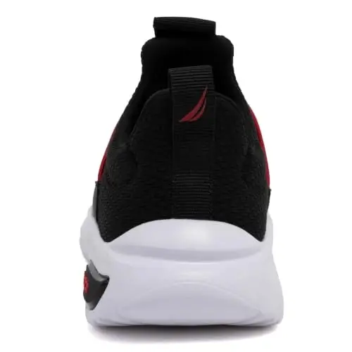 Nautica Bolalar uchun Sport Slip-On Krossovkalari - O'g'il va qizlar uchun qulay Bungee yugurish pabzallari - Faol bolalar uchun zamonaviy va qo'llab-quvvatlovchi poyabzal - 3